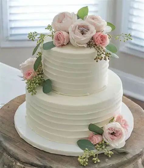 Pastel de boda elegante