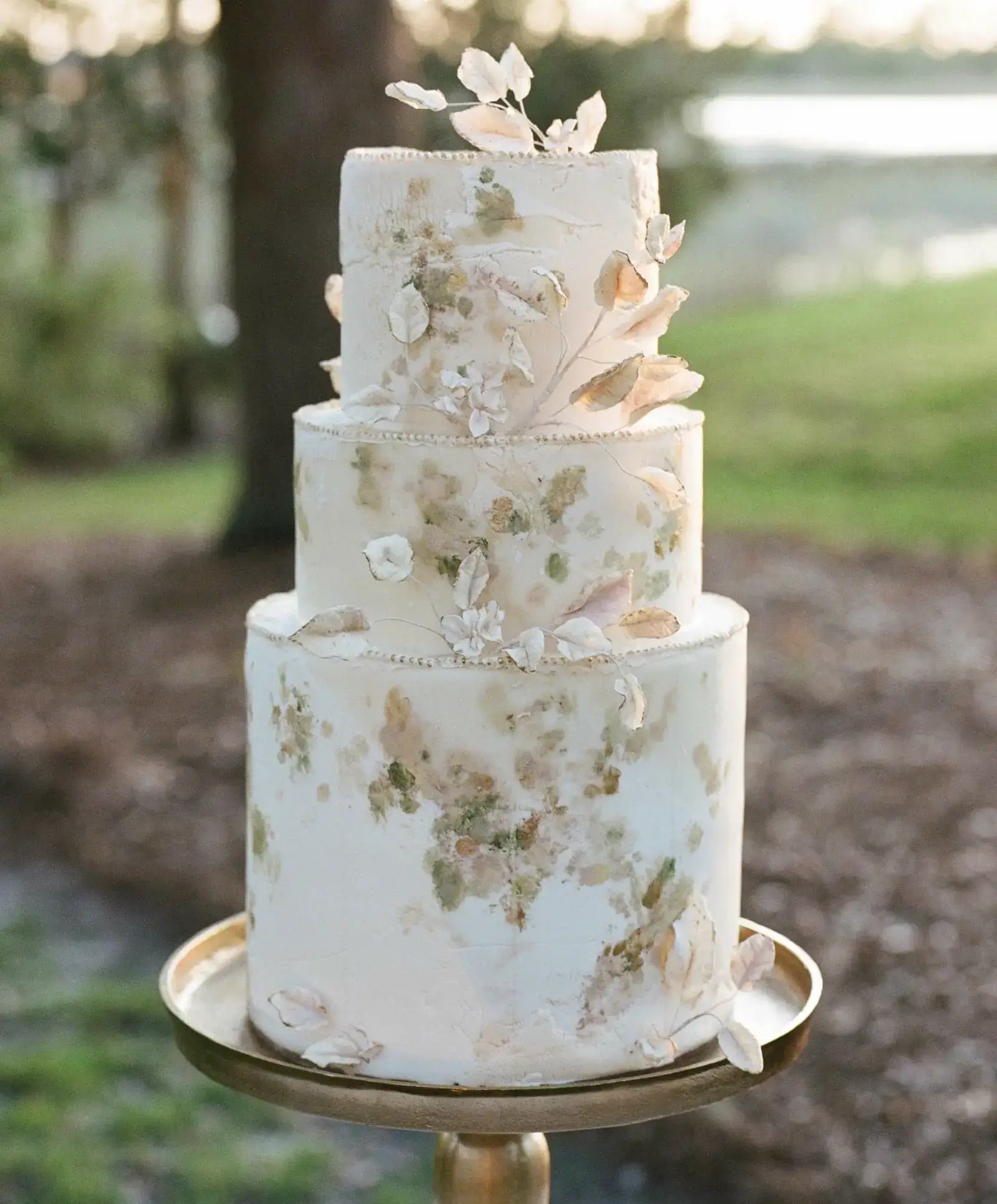 Pastel de boda minimalista