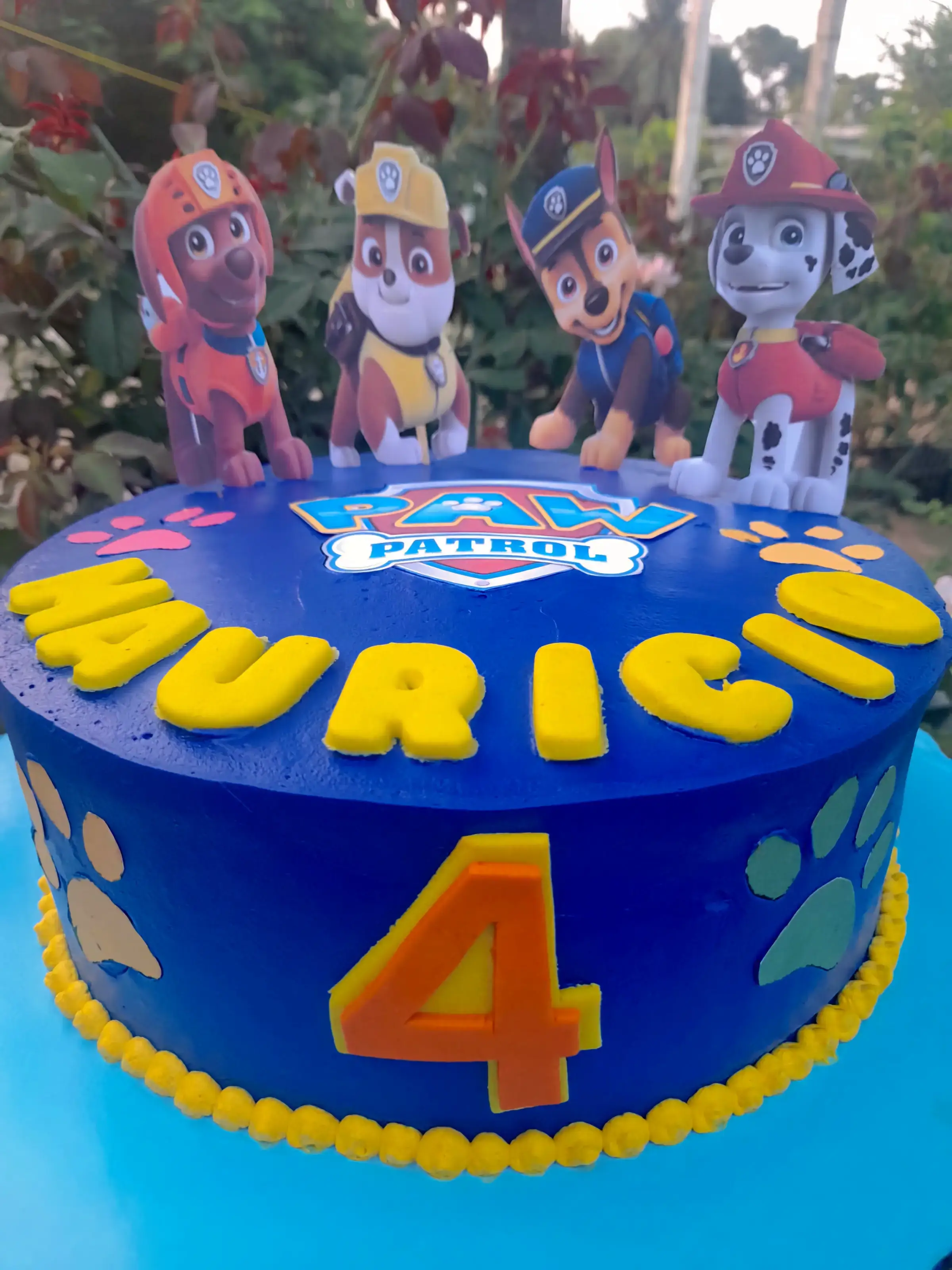 Pastel con tematica Paw Patrol
