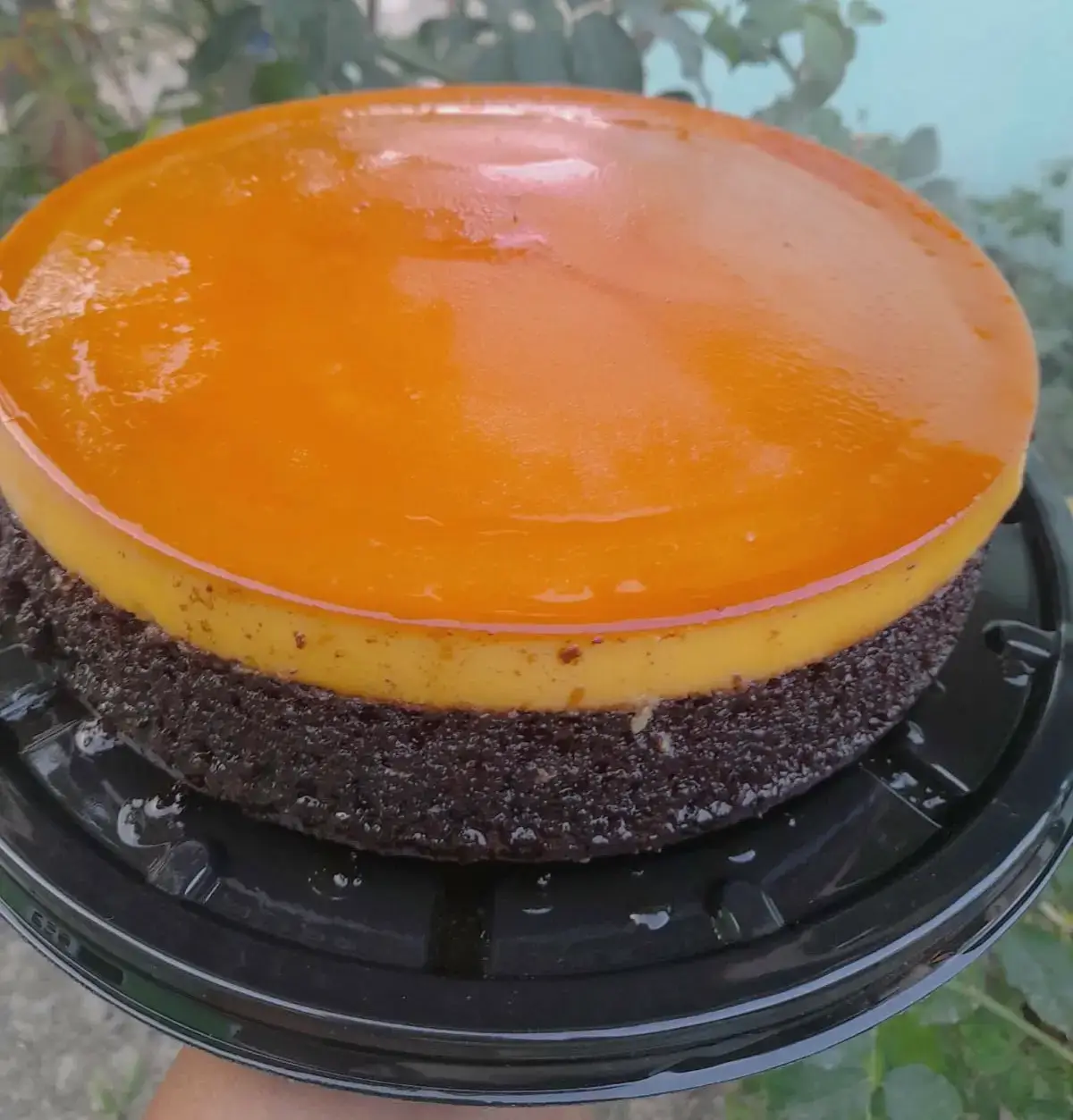 Chocoflan tradicional
